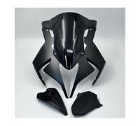 XUXRHMEAN Parabrisas para Motocicleta CFMOTO 450SR 450 SR SRS 2022 2023 2024 Carenabris para Motocicleta(Matte Black Black)