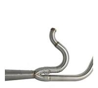 XUXRHMEAN Tubo De Escape Para Motocicleta Harley Dyna Street Bob Low Rider S FXDLS EFI FXDLI FXDL 2006-2017 Silenciador Motocicleta Tubo Medio(C Style)