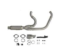 XUXRHMEAN Tubo De Escape Para Motocicleta Harley Softail Low Rider ST EI Diablo FXRST FXLRST FXLR FXLRS Motocicleta Tubo Medio(A)