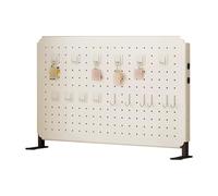 XUZAOJUN Tablero Perforado Vertical con Patas De Apoyo,Conjunto De Componentes,Organizador De Estantería De Escritorio Blanco For Casa,Oficina,Dormitorio,Mesa De Juego(15.7x23.6in)