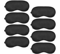 Xuzhouzhou Paquete de 8 máscaras de ojos para dormir de lado, máscaras de ojos a prueba de luz con bandas elásticas, sueño portátil
