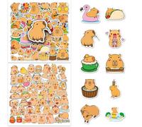 XUZOPIM 100 Piezas Pegatinas Carpincho Pegatinas De Capybara Stickers Aesthetic Calcomanías Divertidas Para Snowboard Motocicleta Guitarra Botella De Agua Cuaderno