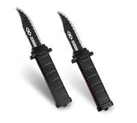 XUZOPIM 2 Pcs Telescópicos, Cuchillo De Broma, Falsos Retráctiles Desaparecidos, Dagas Con Hoja De Plástico, Prop De Broma Ideales Para Halloween, Cosplay, Bromas, El Puñal Cuchillo De Mentira