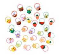 XUZOPIM 30 Piezas Gomas Para El Cabello Para Bebés Gomas Para El Cabello De Girasol De Colores Lazos Para El Cabello Con Soporte Suave Para Cola De Caballon Lazos Pelo Bebe Coleteros De Pelo