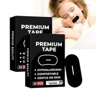 XUZOPIM 60 Piezas Micropore Mouth Tape Cinta Bucal Para Dormir, Anti Ronquidos Cinta Bucal Para Dormir, Solución Para Ronquidos, Mejora La Calidad Del Sueño, Promueve La Respiración Nasal Cómoda