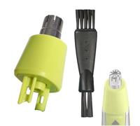 XUZOPIM Cabezales De Repuesto Cortapelos De Nariz, Sistema Giratorio 360, Fácil Limpieza,Cuchilla Nariz O Blade, Con Pincel(B)