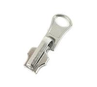 XUZWMAGZJ Deslizadores de Cremallera giratorios de Doble Cara, 5 uds., 3#5#8#, for Nailon, Metal, Resina, Cabeza con Cremallera, Chaqueta DIY, Accesorios de Costura de Ropa(SilverMetalNo3)