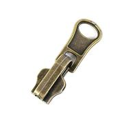XUZWMAGZJ Deslizadores de Cremallera giratorios de Doble Cara, 5 uds., 3#5#8#, for Nailon, Metal, Resina, Cabeza con Cremallera, Chaqueta DIY, Accesorios de Costura de Ropa(BronzeMetalNo8)