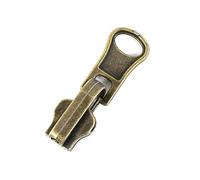 XUZWMAGZJ Deslizadores de Cremallera giratorios de Doble Cara, 5 uds., 3#5#8#, for Nailon, Metal, Resina, Cabeza con Cremallera, Chaqueta DIY, Accesorios de Costura de Ropa(BronzeMetalNo5)