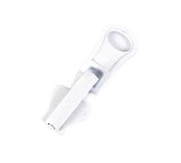 XUZWMAGZJ Deslizadores de Cremallera giratorios de Doble Cara, 5 uds., 3#5#8#, for Nailon, Metal, Resina, Cabeza con Cremallera, Chaqueta DIY, Accesorios de Costura de Ropa(WhiteResinNo5)