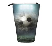 XVBCDFG Estuche deportivo de fútbol duradero para lápices de pie, bolsa de viaje, bolsa de almacenamiento para trabajo y oficina, ver imagen, Talla única, Mochila escolar