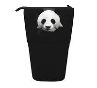 XVBCDFG Estuche telescópico realista con diseño de panda gigante para lápices, estuche para lápices con cremallera, ver imagen, Talla única, Mochila escolar