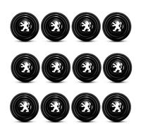 XVBFSC 12 Piezas Amortiguadores de Puerta Coche para Peugeot 307 206 308 408 508 2008 3008 4008 5008 4007 107 407 207 507 306, Cojines Protector Anti-Golpes Fácil Instalación Accesorios Coche,A
