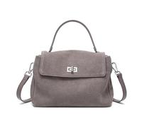 XVDRFSD Bolsos De Ante Bolso bandolera de piel de ante Natural for mujer Otoño Invierno bandolera de viaje de lujo(Grey)