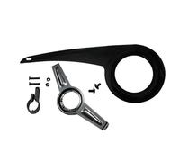 XVDRFSD Protector Cadena Bicicleta Accesorios Protectores de Cubierta de Cadena de Bicicleta de fácil instalación 32T-38T for Bicicleta, Protector de Pieza de Repuesto(Black Tail Buckle)