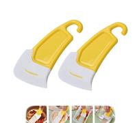 XVFCH Kitchen Food Grade Silicone Spatula,Food Grade Silicone Rubber Spatula Set Kitchen Utensils for Baking,High Heat Resistant Mini Silicone Kitchen Aid Food Spatula Turner,Bright Cooking (2pcs)