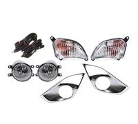 XVGUOYAN Conjunto faros antiniebla Embellecedor Luz Antiniebla Para Parachoques Delantero Coche Conducción Diurna Cubierta Para Toyota Para Avalon 2013 2014 2015 8121008020