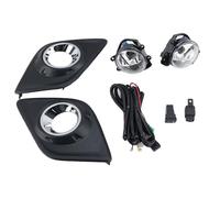 XVGUOYAN Conjunto faros antiniebla Moldura Cromada Con Arnés Cableado Rejilla Luces Antiniebla Halógenas Para Toyota Hilux Revo 2016 2017 2018 2019