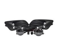 XVGUOYAN Conjunto faros antiniebla Para Ford Fiesta Hatchback 2013 2014 2015 2016 2017 Cubierta Faro Antiniebla Bisel Parrilla Parachoques Delantero Luz Antiniebla