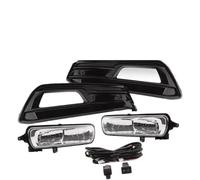 XVGUOYAN Conjunto faros antiniebla Para Ford Para Focus ST 2015-2018 Parachoques Delantero Rejilla Faros Antiniebla Cubiertas Faros Orificio Marco Arnés Cables