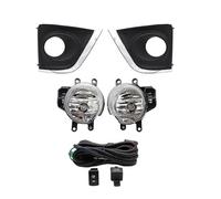 XVGUOYAN Conjunto faros antiniebla Para Toyota Para Corolla Altis 2014 2015 2016 Cubierta Rejilla Bisel Parachoques Delantero Luz Antiniebla