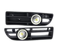 XVGUOYAN Conjunto faros antiniebla Para VW Para Jetta Para Bora Mk4 1999-2004 Luz Antiniebla LED Parachoques Delantero Rejilla Lámpara DRL Faros Delanteros Repuesto