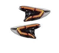 XVGUOYAN Para Toyota Para C-HR Para IZOA 2018-2023 Conjunto De Luces Traseras LED Para Automóvil Actualización Piloto Trasero Automóvil Asamblea(Black one set)