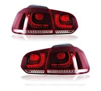 XVGUOYAN Para VW Para Golf 6 Para MK6 2008-2014 1 Par De Luces Traseras LED Con Señal Giro Secuencial Piloto Trasero Automóvil Asamblea(Red)