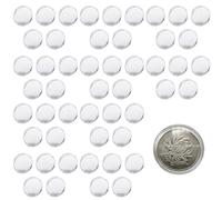 Xvilmaun 50 piezas Cápsulas de monedas 40 mm - Caso de monedas redondas transparentes - Contenedor de almacenamiento de coinholders | Para suministros de colección de monedas de coleccionistas