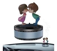 Xvilmaun Ambientador de coche con energía solar, aromaterapia para coche, con forma de abrazo, para coche, con energía solar
