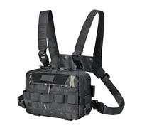 Xvilmaun Bolso De Pecho para Motocicleta - Bolso Torácico Deportivo - Chaleco Ligero Almacenamiento De Aparejos Unisex para Senderismo Caza Ciclismo Actividades Al Aire Libre