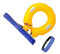 Xvilmaun Chaleco Inflable Flotador - Cinturón Natación Inflado Manual | Flotabilidad Rápida Antiahogos Ajustable para Kayak Paddleboarding Navegación Snorkel