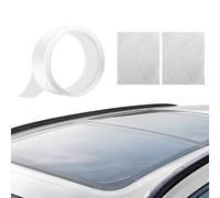 Xvilmaun Cinta de sellado de techo corredizo, adhesivo para fugas de coche, protección contra la intemperie para parabrisas, cinta transparente impermeable para exteriores, para evitar fugas en el