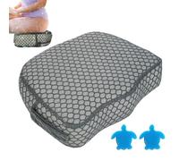 Xvilmaun Cojín Asiento para Bañera Hidromasaje | Elevador para Adultos para Bañera Hidromasaje | Almohadilla 3D Air Mesh Hundimiento Rápido Sin Flotar para Personas Mayores Mujeres Embarazadas