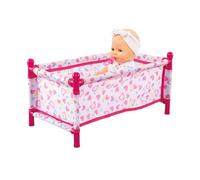 Xvilmaun Cuna para muñecas para niños, Moisés para muñecas para niños, Muebles para para, Cochecito de juguete para juego de simulación de muñeca realista, asiento de coche para muñeca