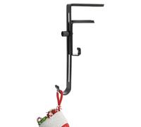 Xvilmaun Ganchos para calcetines para repisa, soporte para calcetines navideños - Gancho De Metal 2 En 1 Para Guirnalda | Ganchos ajustables para guirnaldas de calcetín navideño, guirnaldas sin