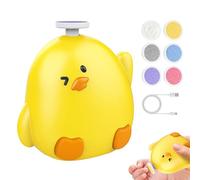 Xvilmaun Grinder de uñas de bebé, lima de uñas para niños pequeños,Filer eléctrico Grinder de uñas para bebé | Herramientas de preparación ergonómica con 6 cabezales de molienda de reemplazo, archivo