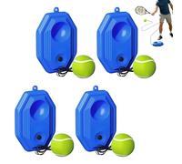Xvilmaun Juego De 4 Pelotas De Rebote para Entrenador De Tenis con Cuerda, Equipo De Entrenamiento De Rebote para Tenis, para Niños, Jugadores, Principiantes