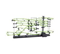 Xvilmaun Juego de Laberinto de mármol, Juego de montaña Rusa de mármol, montaña Rusa con Juego de Motor,Pistas de canicas Que Funcionan con baterías - Juego de Carreras Science Marble Roller Coaster