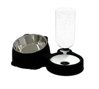 Xvilmaun Juego De Y Bebedero Canino,Dispensador De Alimento De Alimenticio Antisalpicaduras | Felino,para Exterior Interior Hogar Viaje Gatito Cachorro Mayor