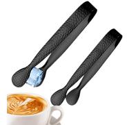 Xvilmaun Pinzas para hielo, clip pequeño de acero inoxidable, pinzas para servir aperitivos, para rebanadas de limón, malvaviscos de gelatina, hogar, camarero, té, amante del café, panadero