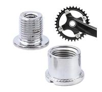 Xvilmaun Tornillos de manivela para bicicleta, tornillos de plato, tuercas, tornillos de manivela de acero para bicicleta, tornillos de fijación de plato, tornillo de manivela para bicicleta,