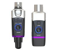 Xvive U35C XLR - Sistema inalámbrico enchufable para micrófono de condensador con alimentación fantasma de 48 V/12 V (5,8 GHz)
