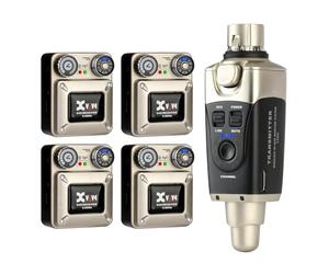 XVIVE U45R4-5.8 GHz Sistema de monitor inalámbrico en el oído con cuatro receptores