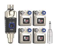 Xvive U45R4 - Sistema de monitor intrauditivo inalámbrico con un transmisor y cuatro receptores (5.8 GHz)