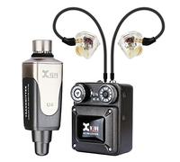XVIVE U4T9 Wireless Monitor Bundle, Sistema inalámbrico profesional para monitorización de auriculares in-ear, compuesto por 1 emisor, 1 receptor y Auriculares in-ear