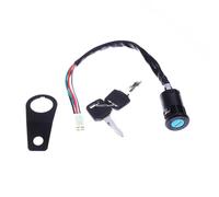 XVMKFCF Candados y Cierres para Moto Compatible con Kazuma 50cc 70cc 90cc 110cc 150cc Y 250cc Llave De Bloqueo De Encendido Universal para Motocicleta con Soporte Y Accesorios