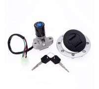 XVMKFCF Candados y Cierres para Moto Compatible con Suzuki para RF400 600 900 para GSXR1000 para TL1000R para GSF1200 para SV650 1 Juego Cerradura De Encendido + Tapa De Depósito con 2 Llaves