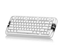 XVX Teclado mecánico CK75 SE, teclado Jelly para juegos y oficina | Teclado mecánico de tres modos de diseño del 75 %, transparente con junta RGB completa, interruptor lineal de intercambio en