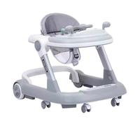 xWalker Sit and Push Walker per i più piccoli sedile di lino baby gear walker per 6-18 mesi di supporto per bambini pieghevole.